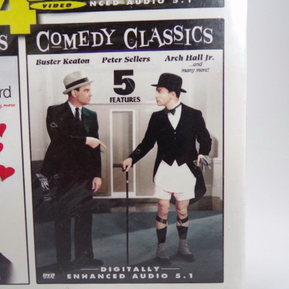 Comedy Classics 1920s - 1960s 4 DVD Boxed Set, Rooney, Sellers, Lombard, Keaton - Picture 5 of 7